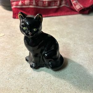 VINTAGE~1989 FENTON GLASS~CAT~ARTIST SIGNATURE~HAND PAINTED~MINT CONDITION~BR